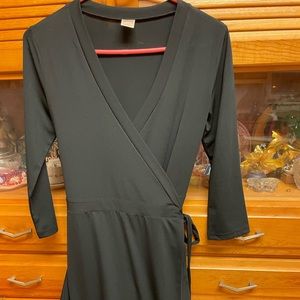 Black Wrap Dress